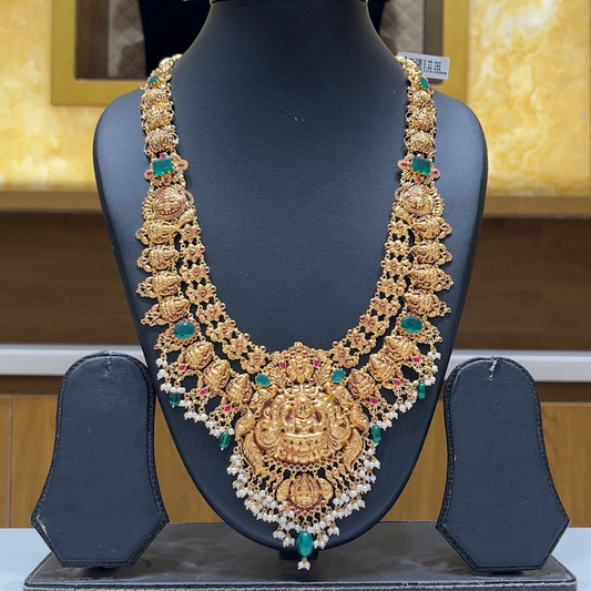 MUKUNDA JEWELLERS 85.64gms HARAMS 22K Antique