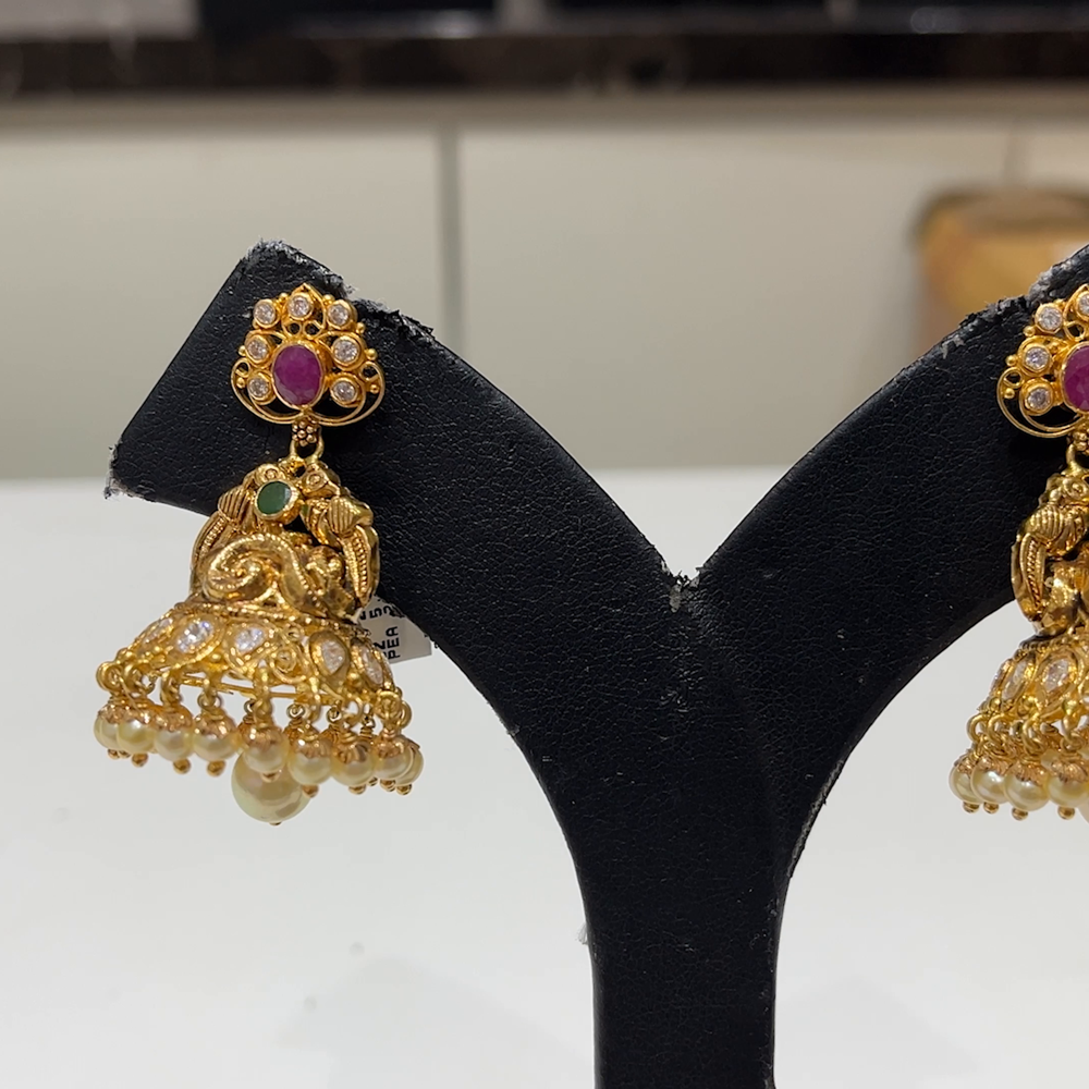 MUKUNDA JEWELLERS 25.62gms EARRINGS 22K Yellow Gold