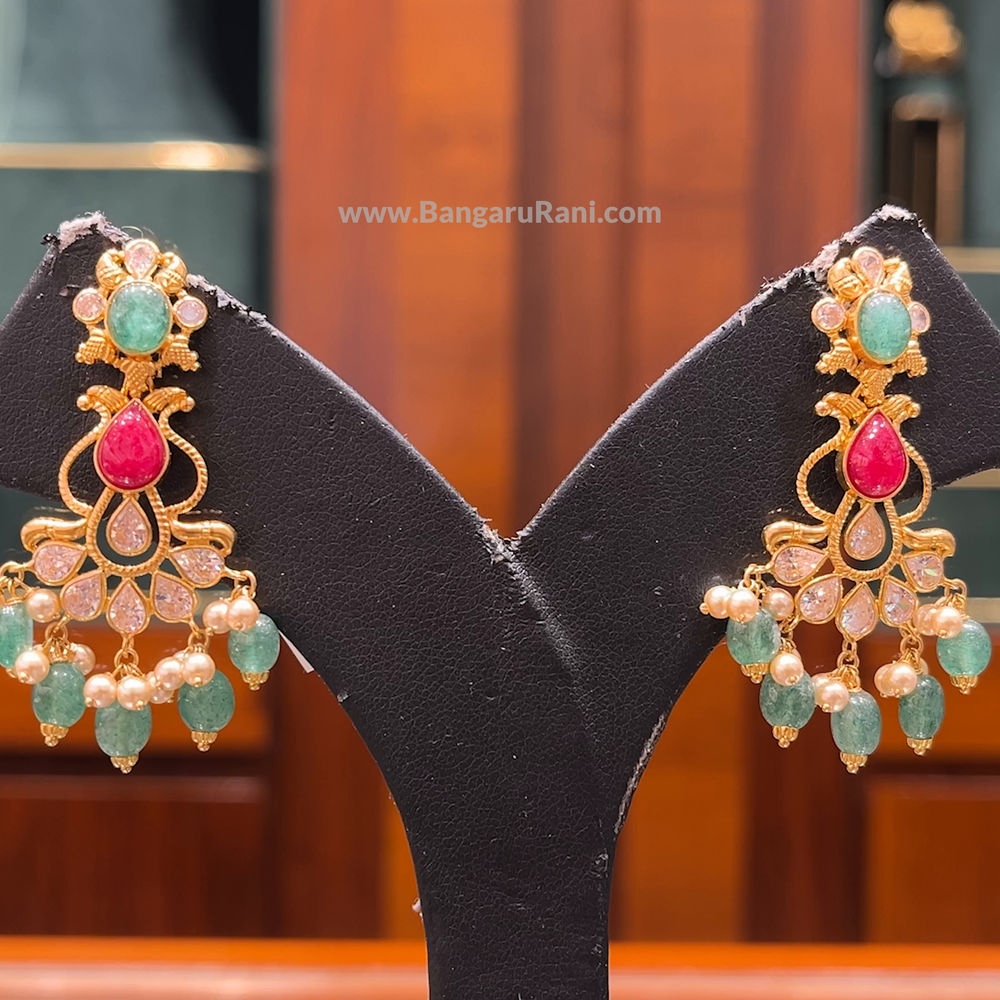 Chennai Shopping Mall 8.08gms EARRINGS 22K Yellow Gold