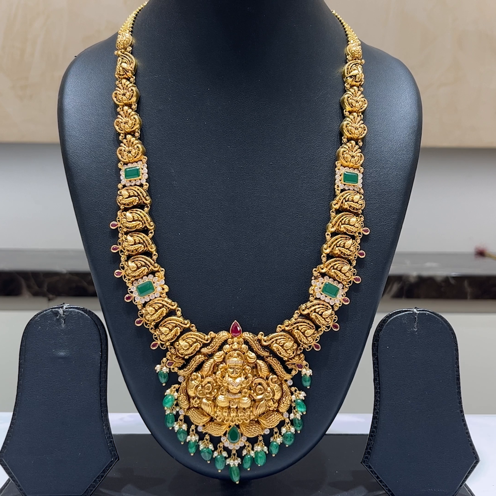 MUKUNDA JEWELLERS 58.538gms HARAMS 22K Nakshi