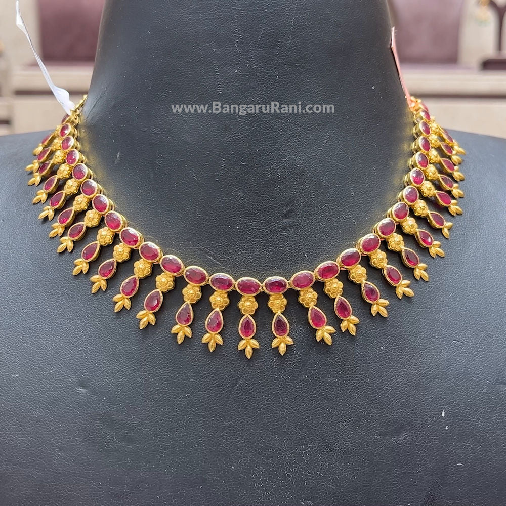 Chennai Shopping Mall 24.6gms NECKLACE 22K Yellow Gold