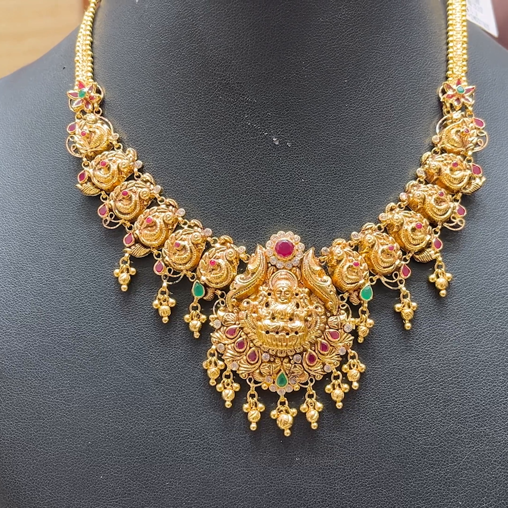 Chennai Shopping Mall 23.212gms NECKLACE 22K Antique