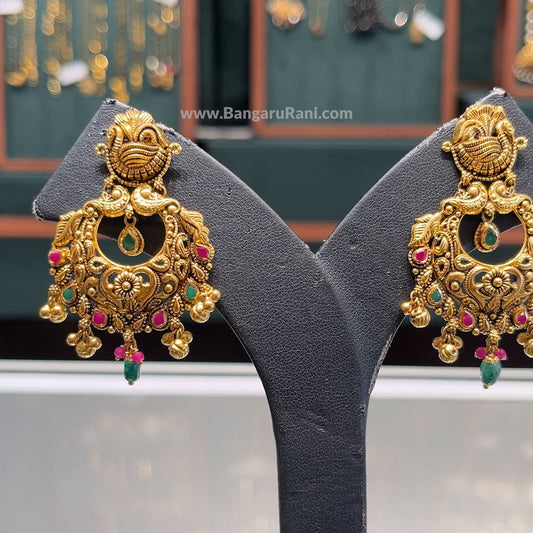 CMR 17.237gms EARRINGS 22K Yellow Gold