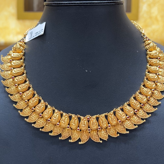 MUKUNDA JEWELLERS 22.808gms NECKLACE 22K Antique