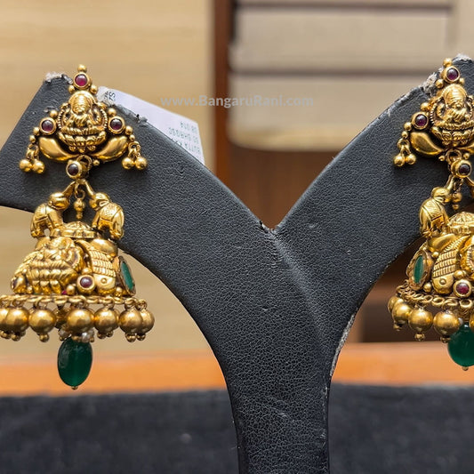 Chennai Shopping Mall 22.87gms EARRINGS 22K Antique