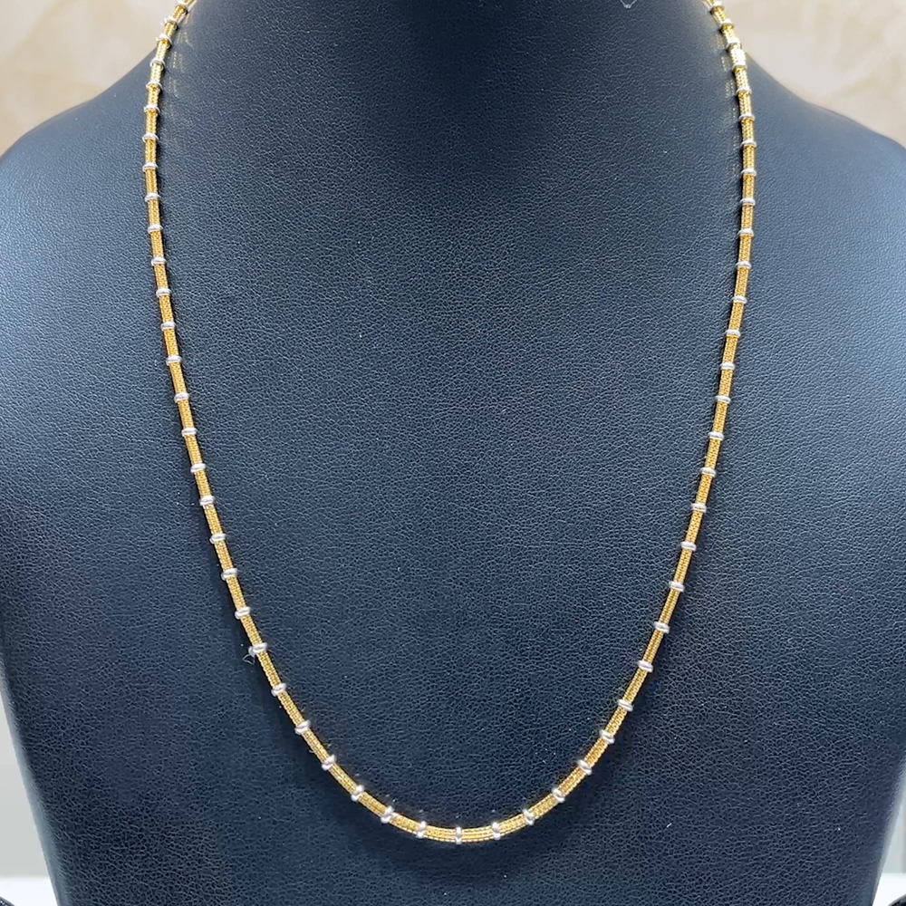 MUKUNDA JEWELLERS 15.725gms CHAINS 22K Yellow Gold