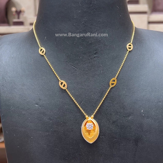 Chennai Shopping Mall 8.08gms CHAINS 22K Yellow Gold