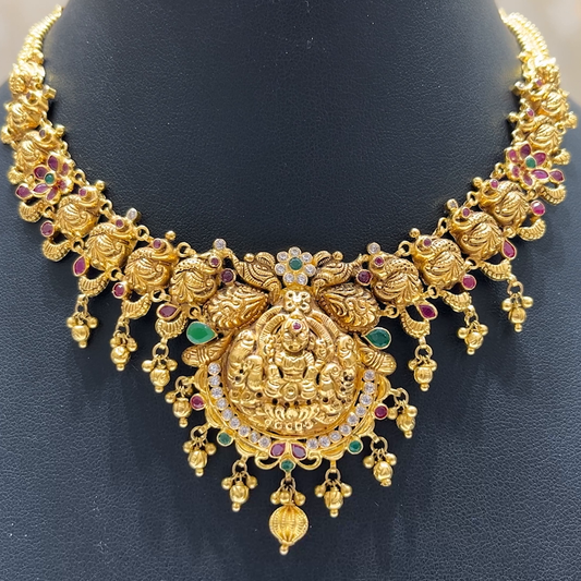 MUKUNDA JEWELLERS 21.45gms NECKLACE 22K Antique