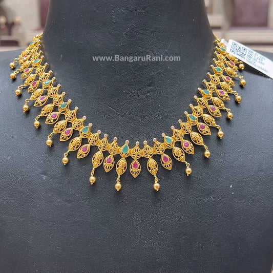 Chennai Shopping Mall 25.58gms NECKLACE 22K Yellow Gold